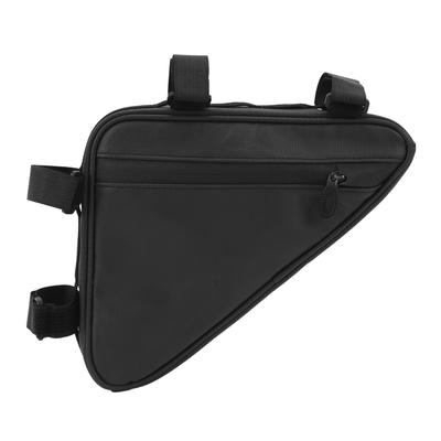 Bike Triangle Bag Waterproof Zipper Reflective Design Bicycle Frame Storage Pouch Bag For Mountain