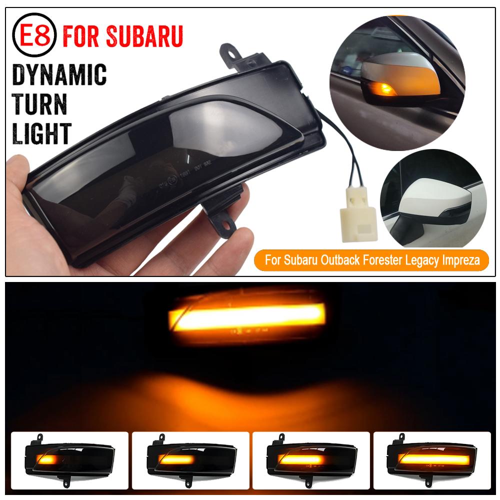 LED Sequential Turn Signal Lights For Subaru Forester 2014 2018 Outback 2013 2014 Crosstrek Impreza Legacy WRX/STI Dynamic