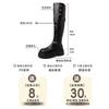 Retro style two wear folded thick-soled knight boots women's 2025 new autumn and winter fashion thick heel and thin knee boots