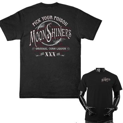 Pick Your Poison Moonshiners Moonshine Whiskey Funny Joke Humor Humorous T-shirt Unisex T-Shirt