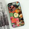 Funny Cartoon Black Cat Phone Case For iPhone 17 Air 16 E 15 14 13 12 11 Pro Max Plus Mini SE 2020 2022 Shockproof Cover Funda