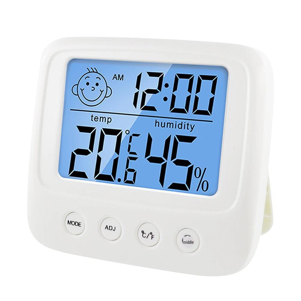 E0828 Smiley Household Thermometer & Hygrometer