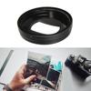Leichte ABS Gegenlichtblende Gegenlichtblende Kamerazubehör Schnellbefestigung Leicht Geeignet für SEL30M35 & SEL20F28 Objektive