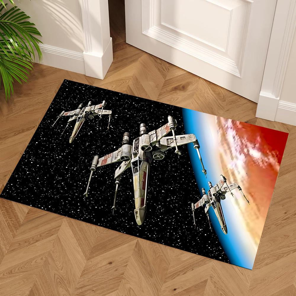 Star Wars Floor Rug Office Rug Design for Foyer Outdoor Game Room Decorate Room Anti-slip Rug Office Home Decor Perfect Gift for Women Men