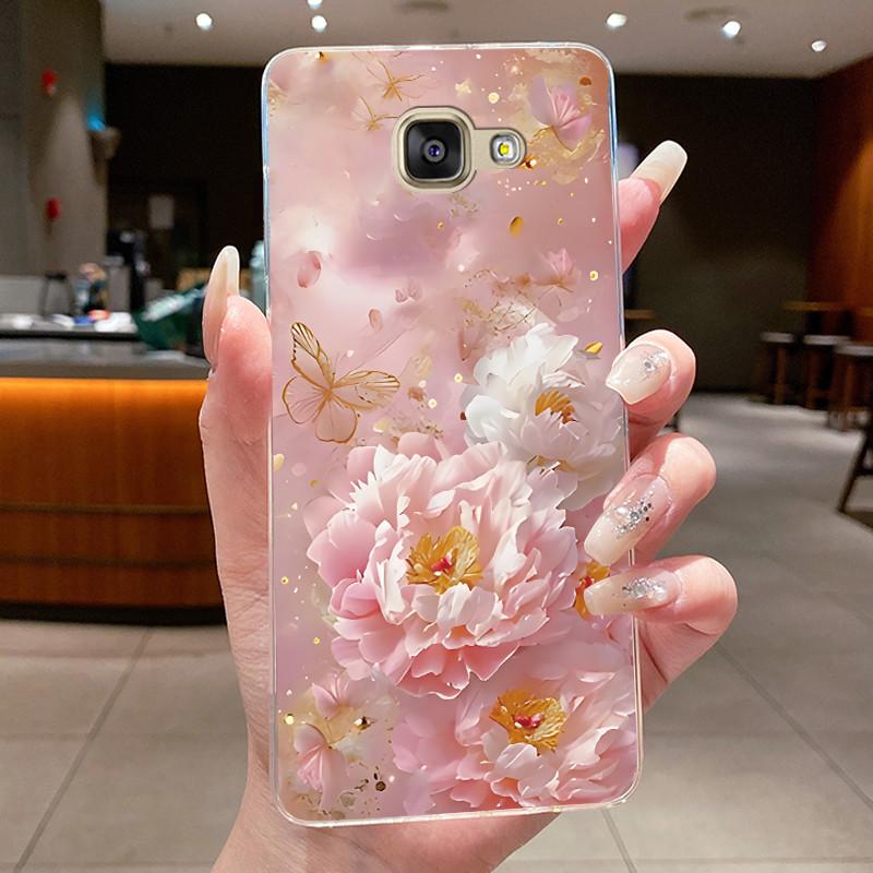 For Samsung Galaxy A5 2016 2017 Case Flowers Cover Soft Silicone Phone Case For Samsung A5 2017 2016 A510F A520F Fundas Bumper