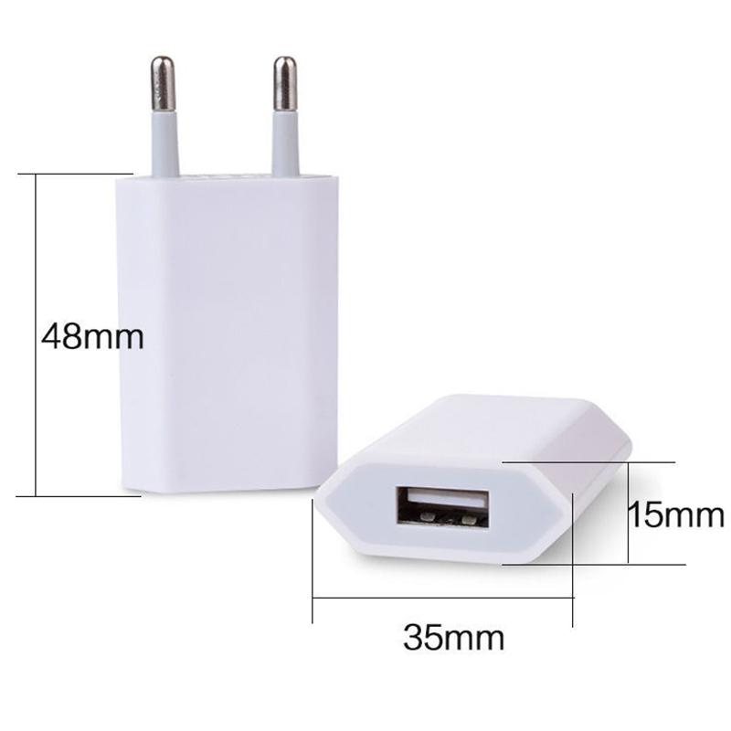 USB-Ladeadapter für iPhone 16 15 14 13 12 11 Pro Samsung Handy-Laden für Xiaomi AC EU-Stecker Wandstromadapter für Huawei