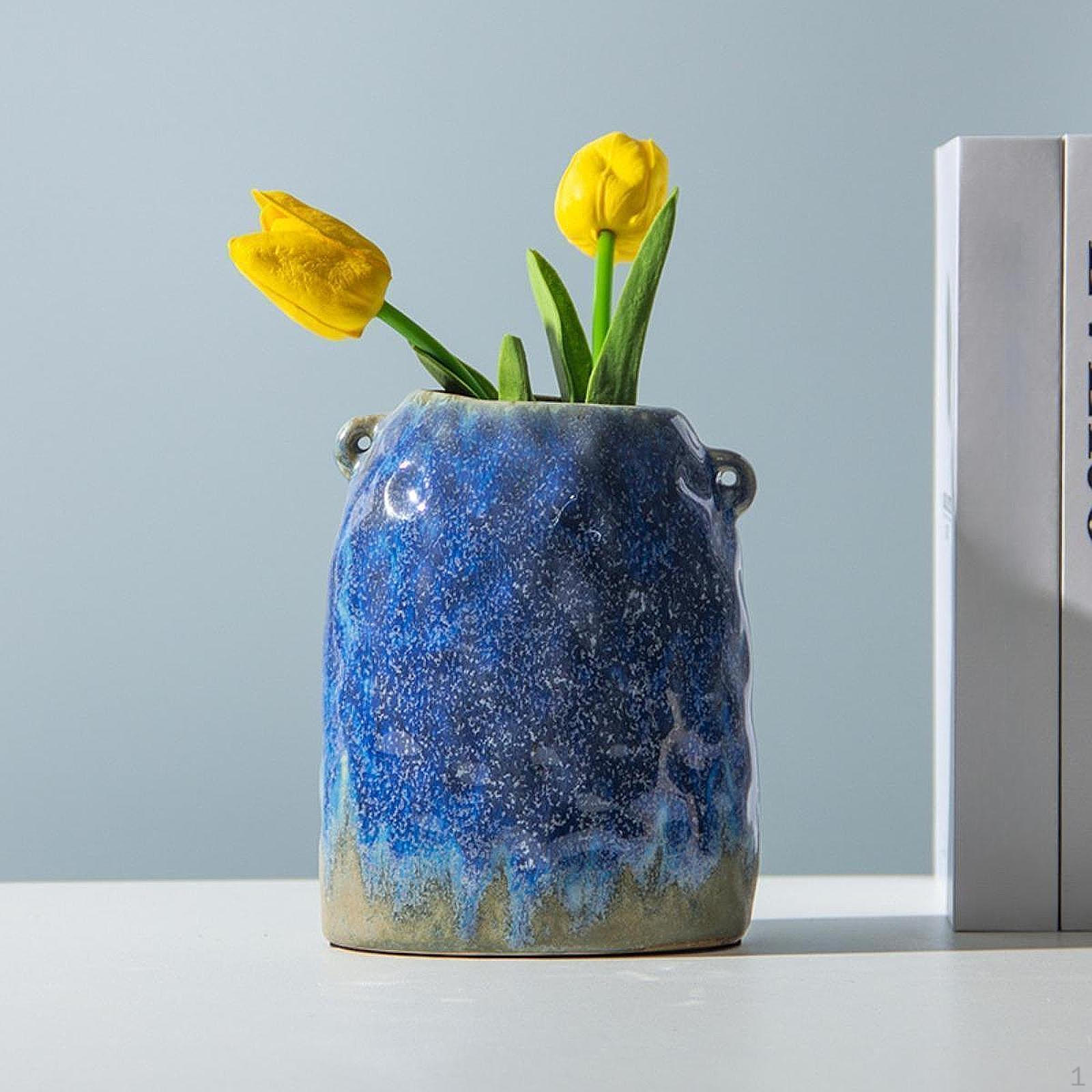 

Ceramic Flower Vase Modern Minimalist Simple Decorative Table Tabletop Ornament for