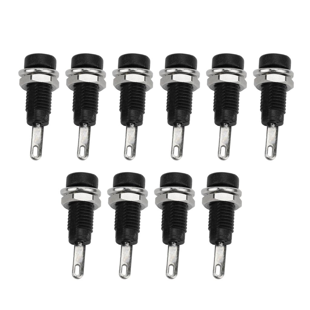 10Pcs J.40003 2mm Banana Panel Socket Extended Post Plug Adapter for Electronic Instrument