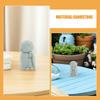 2Pcs Japanese Buddha Statues Sandstone Jizo Praying Smiling Monk Feng Shui Zen Garden Meditation Home Decor Sculpture