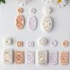 Cartoon Bohemian Flower Polymer Clay Earring Molds Lightweight Plastic Craft Tools For Kids Creative Projects