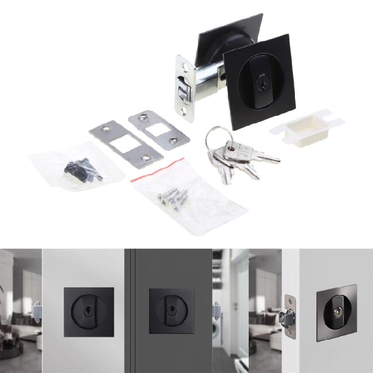 Invisible Recessed Door Lock for Sliding-Door Stainless Steel Privacy Door-Latch