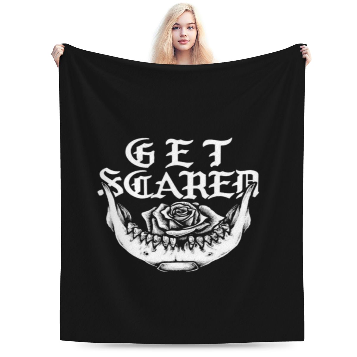 GET SCARED Custom Comfortable Party An UltraSoft Micro Fleece Blanket 75x100cm 30x40in