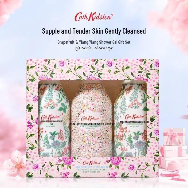 Cath Kidston Grapefruit & Ylang Ylang Shower Gel Gift Set (3 Bottles)