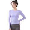 Women's Autumn/Winter Long Sleeve Round Neck Yoga & Fitness Top