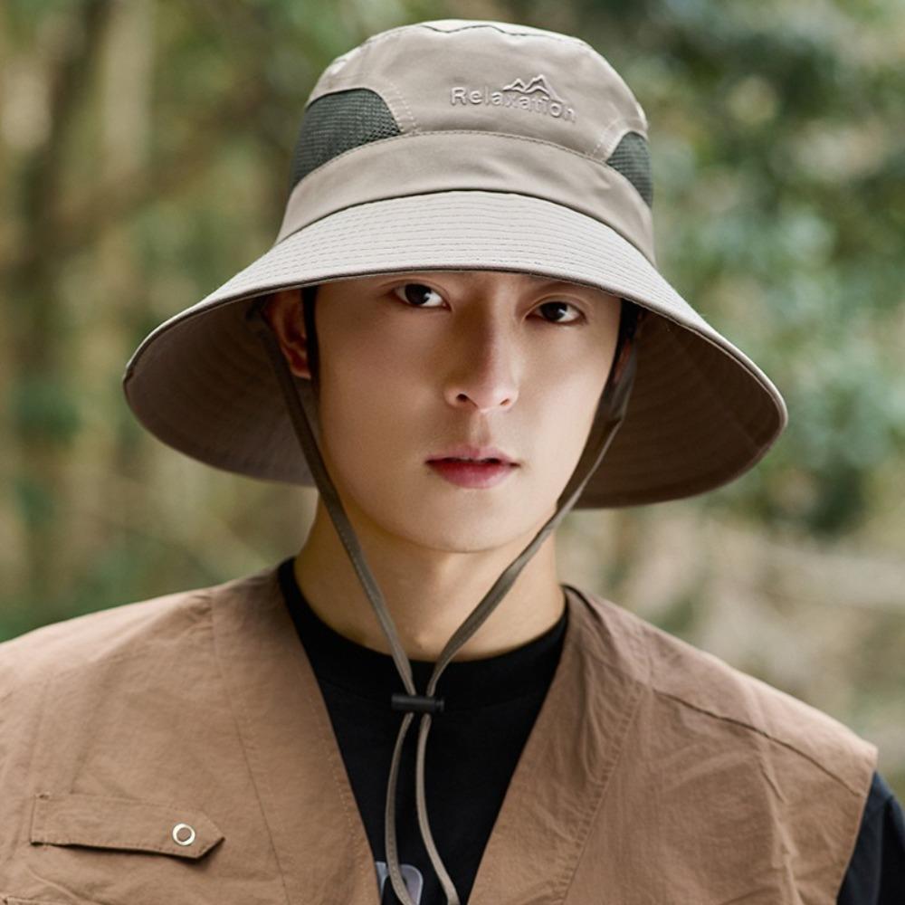 

Солнцезащитная шляпа с защитой от ультрафиолета, регулируемая рыболовная шляпа, новая пляжная шляпа в подарок 2