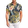 Casual Herenhemd met Korte Mouwen, Losse Pasvorm, met Hawaïaanse Print