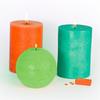 Colorants solides pour bougie - Tropical - 3 couleurs - Orange, vert anis, vert émeraude - 8g