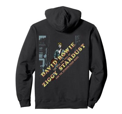 David Bowie Ziggy Diagonal Hoodie