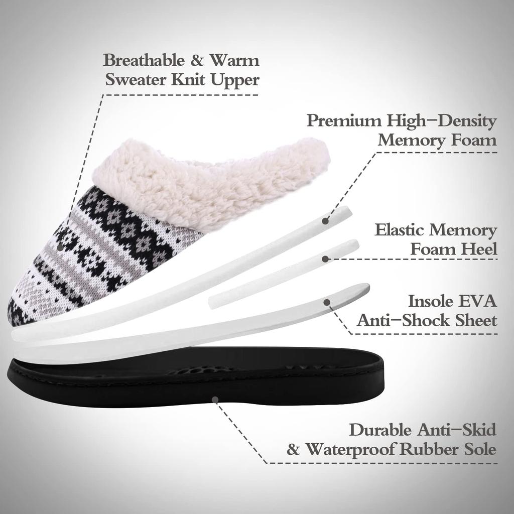 Fashion Litfun Women Winter Fur Slippers Men Warm Cozy Plush Fluffy Home Cotton Shoes Plush Antiskid Slippers Indoor Furry Slippers