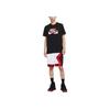 Jordan Letter Logo Graphic Print American Vintage Crew Neck Casual Short Sleeve T-Shirt Men T-Shirts Black DN1445-010
