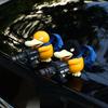 Psyduck Gatling Gun Anime Figurine Cross Dressing Toys Pvc Statue Model Collection Decoration Creative Peripheral Birthday Present