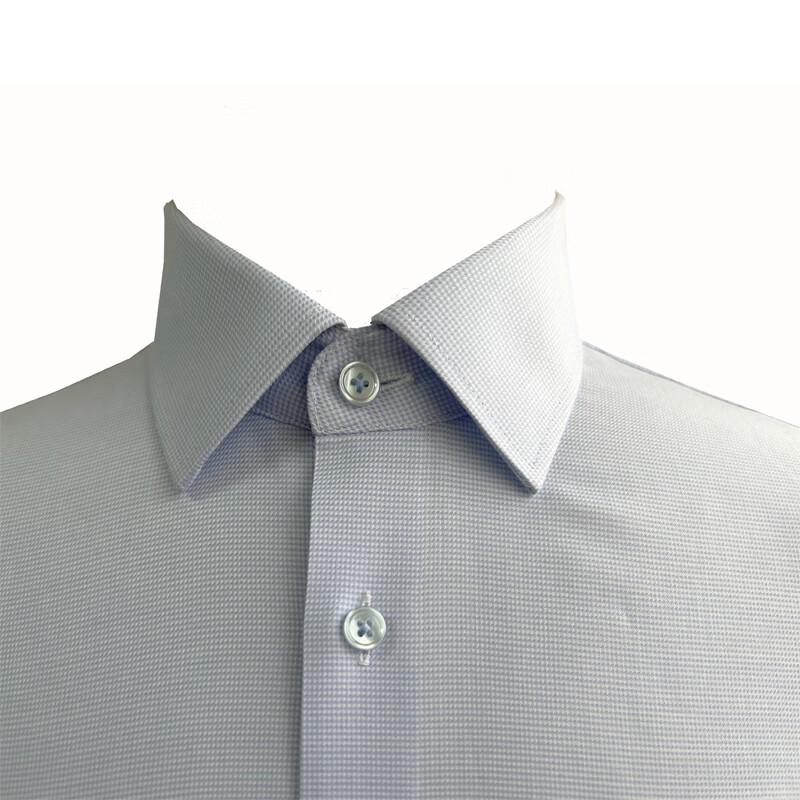 ORHIIYDANO Men's Houndstooth Short-Sleeve Business Shirt