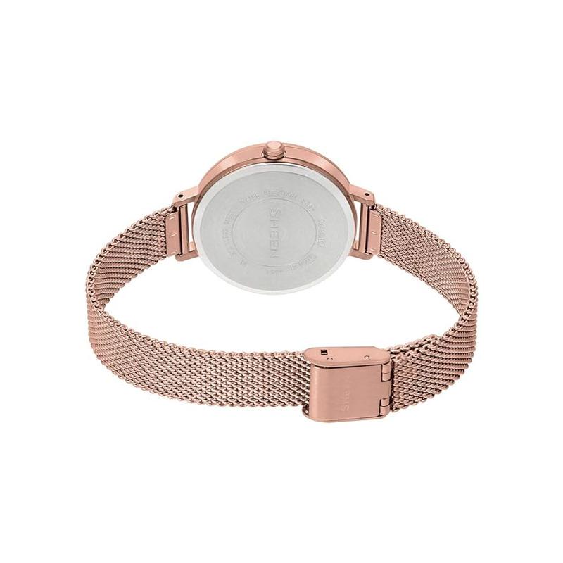 Casio CASIOSHEEN Series Brilliant Series Roman Numeral Scale Mother-of-pearl Surface Waterproof Elegant Business Quartz Movement SHE-4059PGM-7AU