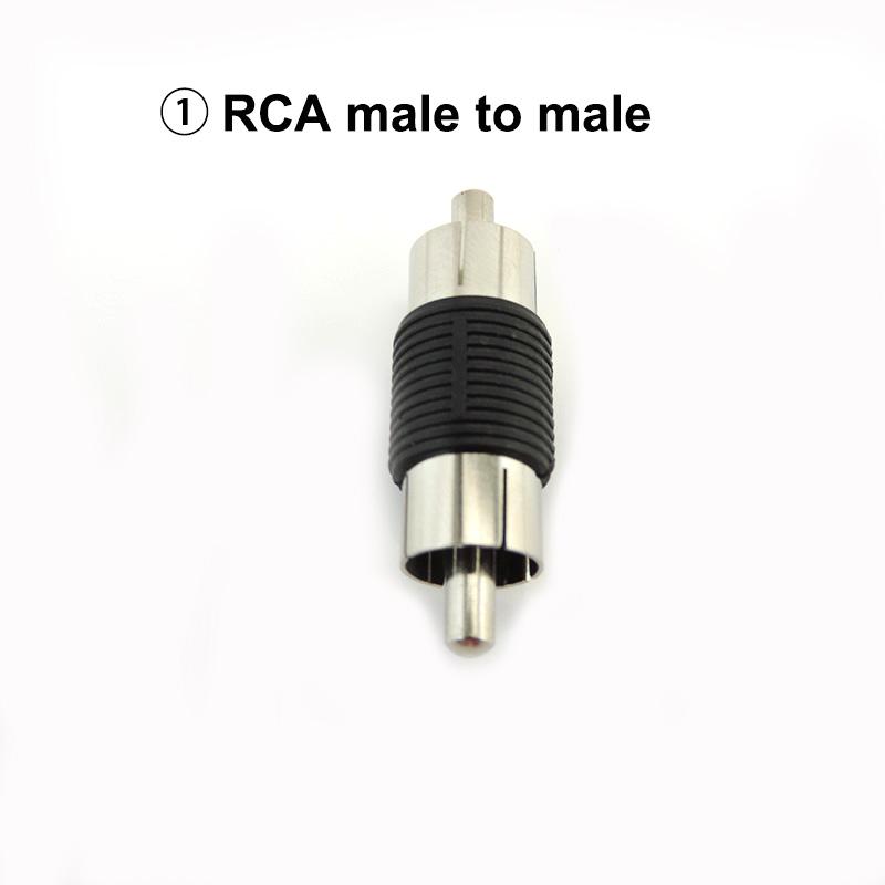 

Аудио-видео разъем 3 RCA AV-муфта Mini RCA 2RCA 3RCA «папа-мама» переходник-удлинитель разъема RCA male to male