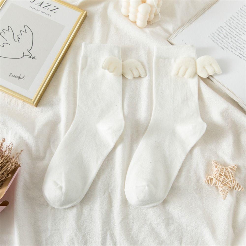 

Breathable Long Socks Polyester Cotton Sport Socks Novelty Middle Tube Socks Women