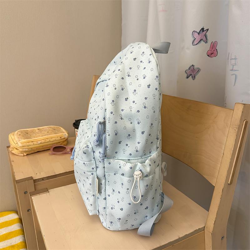 Women's Printed Backpack Student Schoolbag