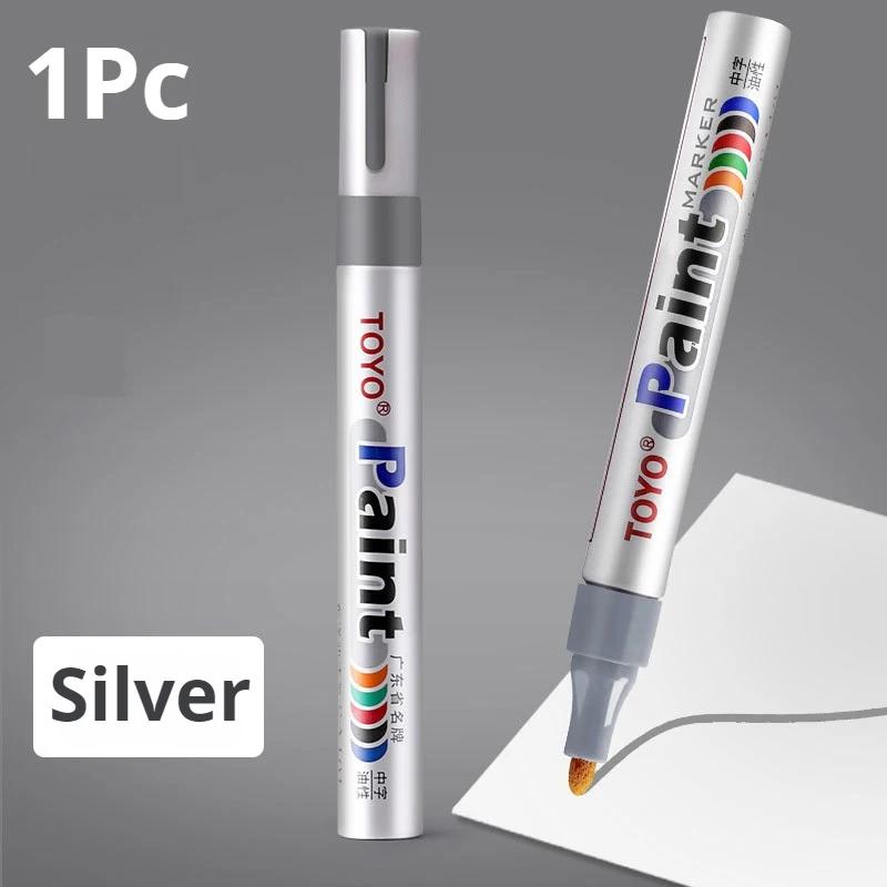 Waterdichte Olieverf Markeerpen Auto Banden Bandprofiel Rubber Metaal Permanente Verf Kunst Markeerpen School Schrijfwaren Benodigdheden