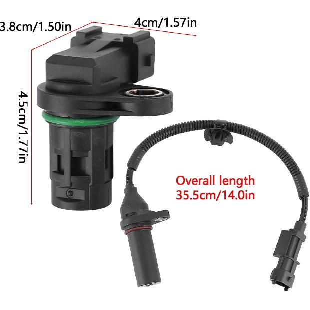 3Pcs/Set Camshaft/Crankshaft Position Sensors Compatible for Kia Forte L4 1.8L 2014-2016 Replaces 3935023910 12615626
