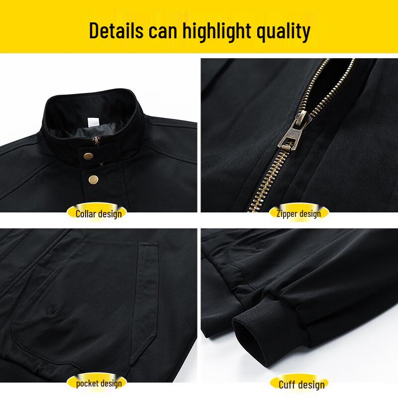 Wassup Sohot Men's Stand-Collar Casual Jacket