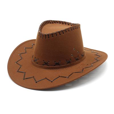 Western Cowboyhut Ritterhut Herren- und Damenvisiere Große Krempe Outdoor-Performance Cowboyhut Große Krempe Prärie-Reisehut