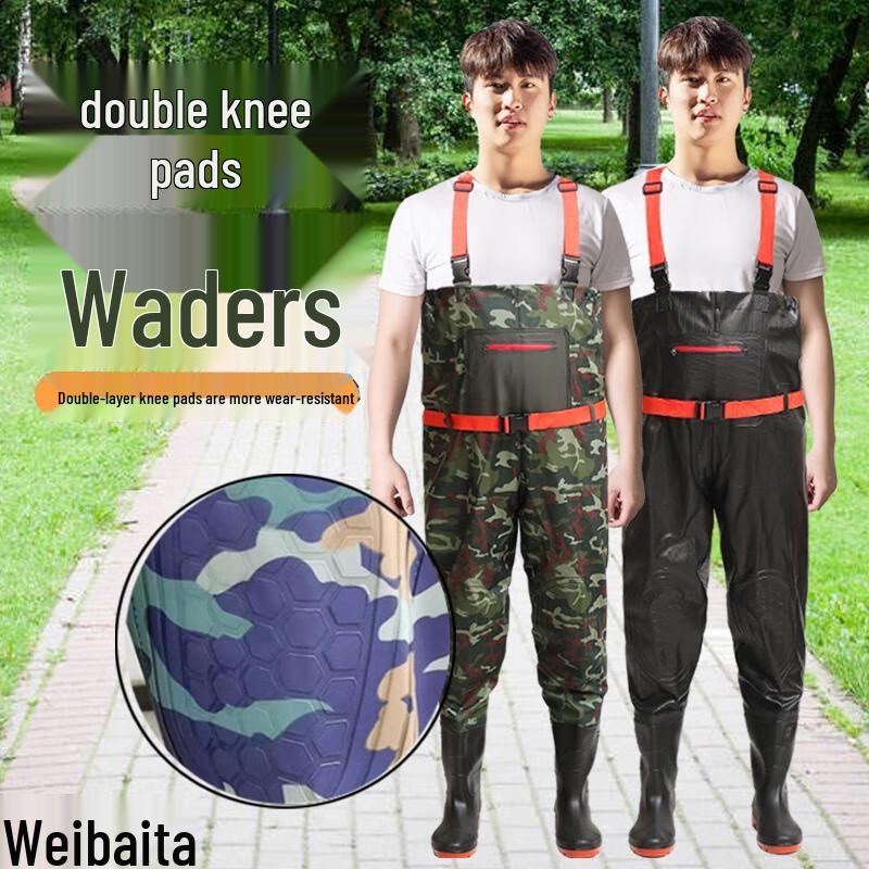 Weibaida Double Knee Waterproof Waders