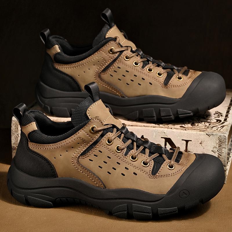 High Quality Men's Autumn Comfortable Anti Slip Outdoor Mountain Climbing Fashionable New Men Lace Up Wear-resistant Sport Shoes