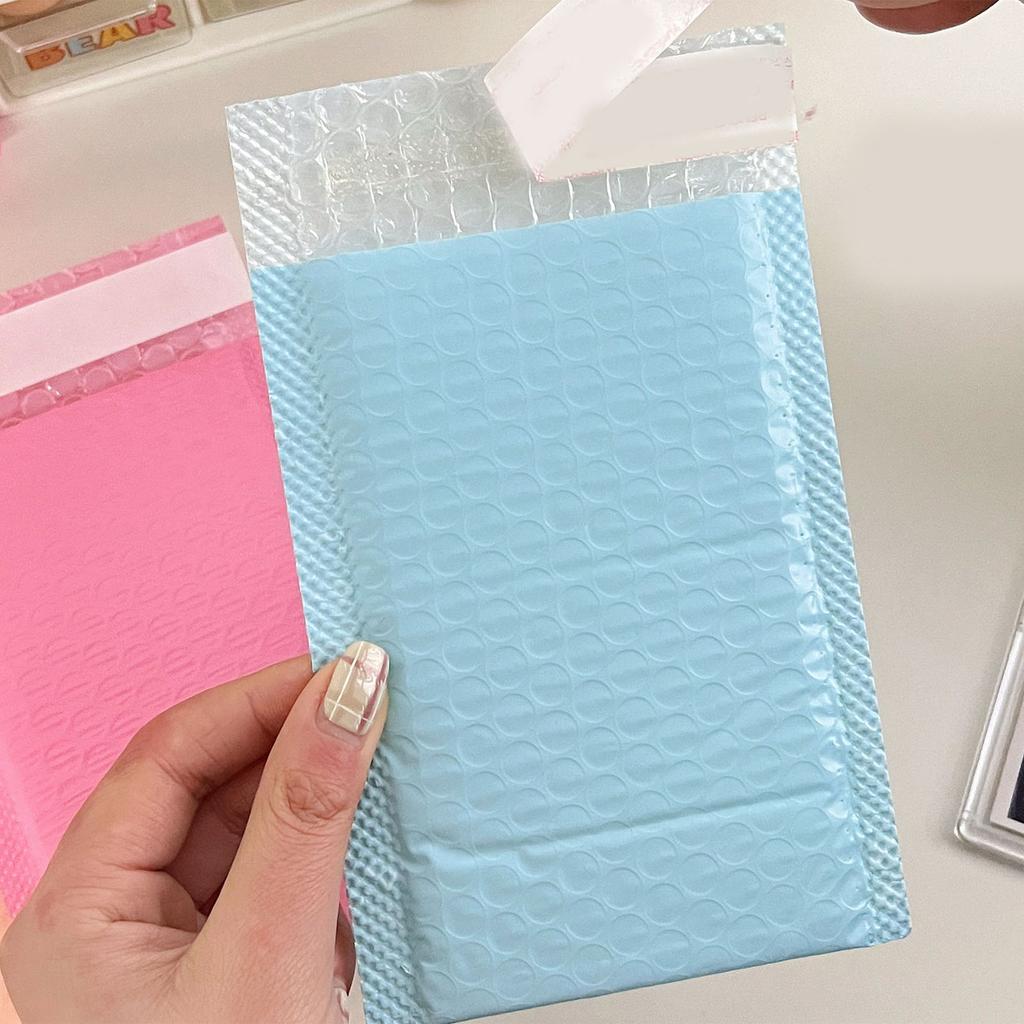 Luftpolsterversandtasche Blau PE Verdickt Stoßfest Luftpolsterumschläge für Handyhülle Karten Verpackung