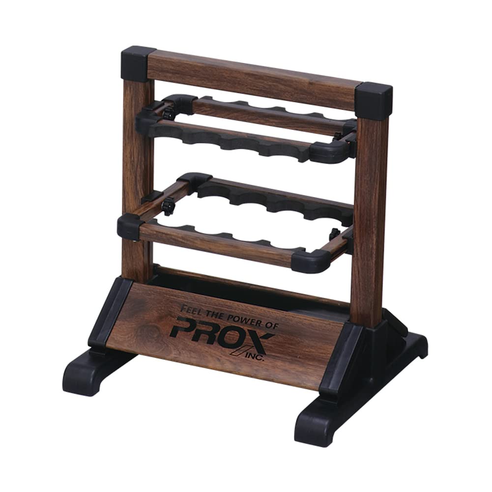 

PROX PX316M8 Aluminum Rod Stand Wood Grain for 8 Rods