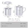 Boundless Voyage Titanium Mug Outdoor Camping Single Direct Flame with Tea Folding Titanium Outdoor Solo Camping with Storage Bag - Mug, Compatible,