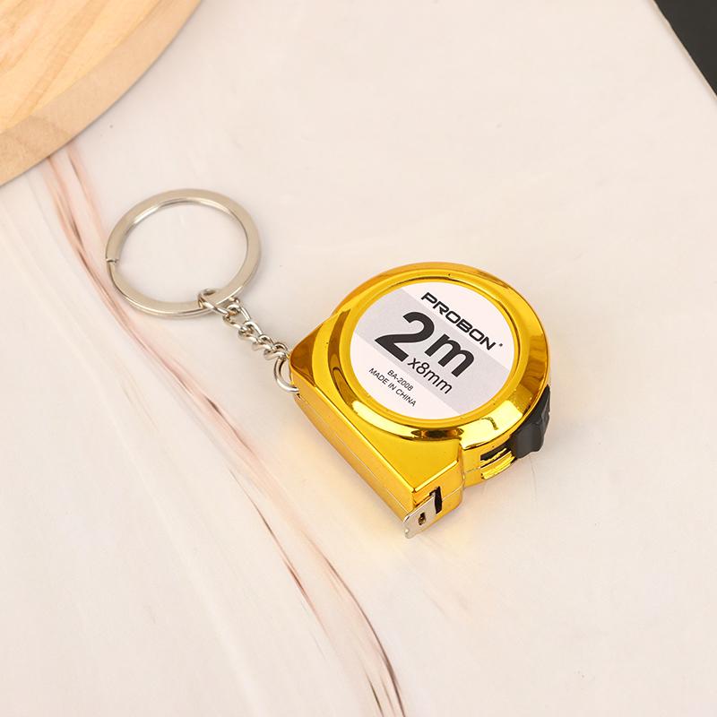 Mini Small Portable Tape Measure Portable Key Chain 2 M Ruler Household Steel Tape Measure