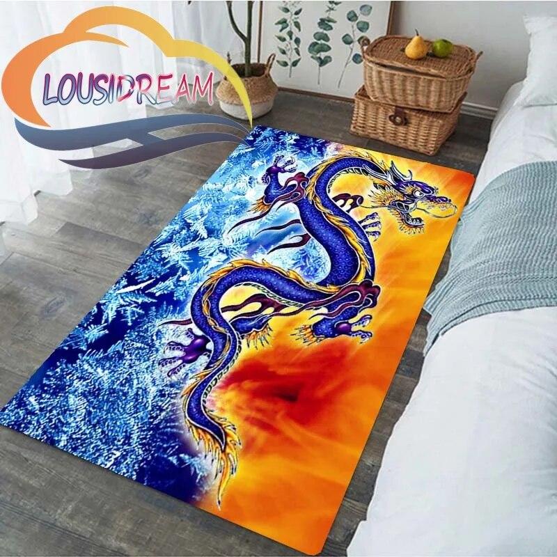 Różne wzory dywany z motywem smoka Moda 3D Salon Łóżko Duży obszar miękki Dywan Dom Dziecięcy mata podłogowa Dekoracja