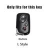 Car Remote Key Case Cover Fob For Lexus IS250 IS300C RX270 CT200H GX400 GX460 ES240 ES350 LS460 GS300 450h 460h Auto Accessories