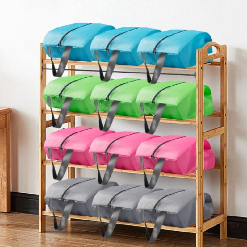 Portable Shoe Storage Bags Travel Shoe Cover Pouch Waterproof Pocket Unisex Zipper Organizer Bag Tote Bag Shoe Storage Pack
