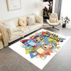 Bluey Friends Adventure Floor Rug Office Rug Perfect for Dormitory Dining Room Outdoor Foyer Antislip Carpet Decorate Offices Birthday/Christmas Gift