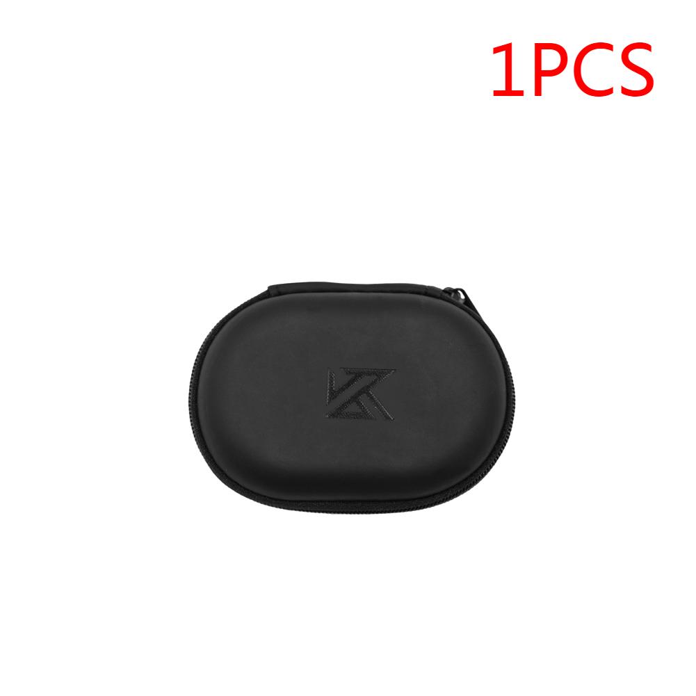 

1-20 шт. Наушники KZ Овальная сумка для хранения Проводные наушники PU Чехол для хранения на молнии Портативный чехол-контейнер для KZ BA10 AS10 ES4
