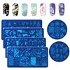 Nail Art Stamping Plate Template Lace Flower Leaf Butterfly Stencils Stamp for Nails Polish Mold