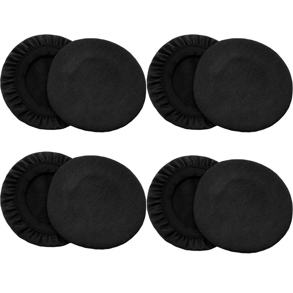 4 Pairs Elastic Lycra Earpad Covers Headphone Covers Stretchable and Washable Sanitary Earcup Protectors
