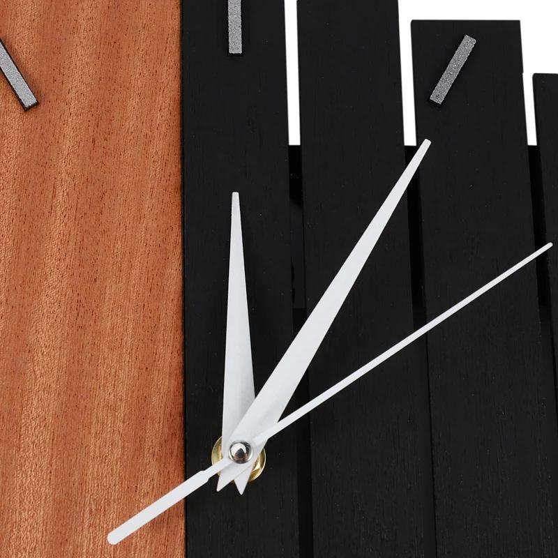 Irregular Abstract Industrial Style Wall Clock Simple Creative Big Wooden Quartz Wall Clock Living Room Bedroom Home Decoration