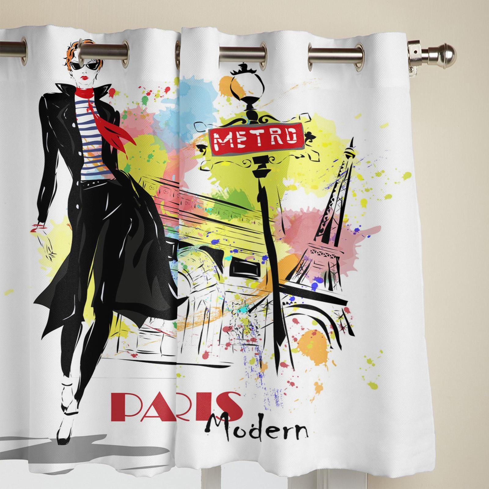 Современные оконные шторы для гостиной — фото 4