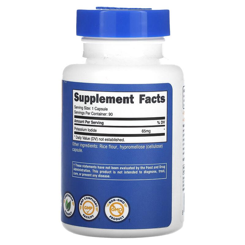 Potassium Iodide, 65 mg, 90 Capsules